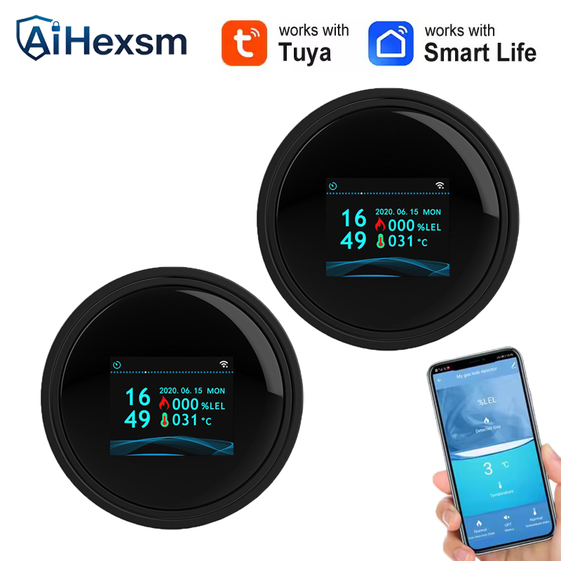 Home Security Gadgets - Tuya Wifi Leak With Temperature Function