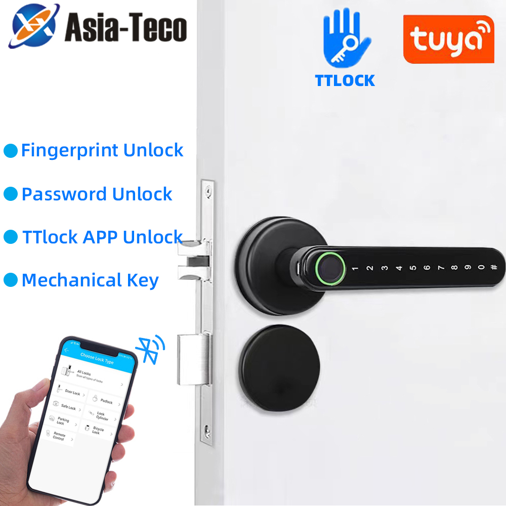 Home Security Door - TTLock Smart Bluetooth Fingerprint Lock Biometric