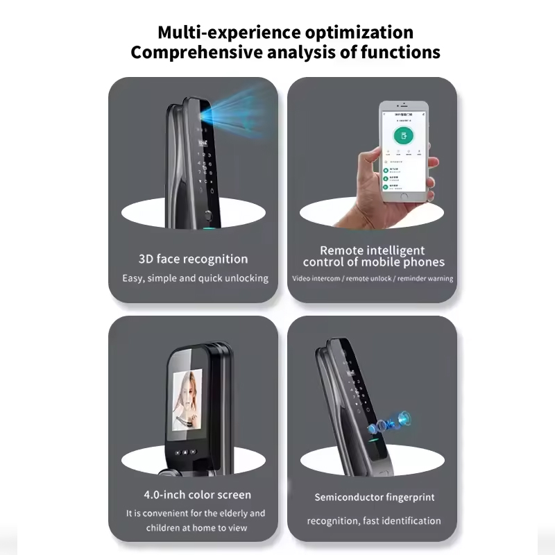 HX5 Smart Door Lock 3D Face Re - đánh giá và giá Home Security Door