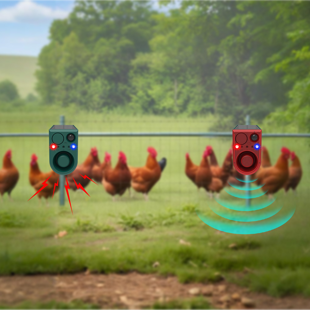 Solar Motion Sensor Animal Rep - đánh giá và giá Barking Dog Alarm