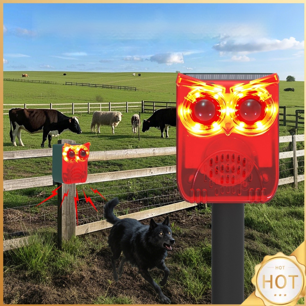 Solar Outdoor Motion Sensor Al - đánh giá và giá Barking Dog Alarm