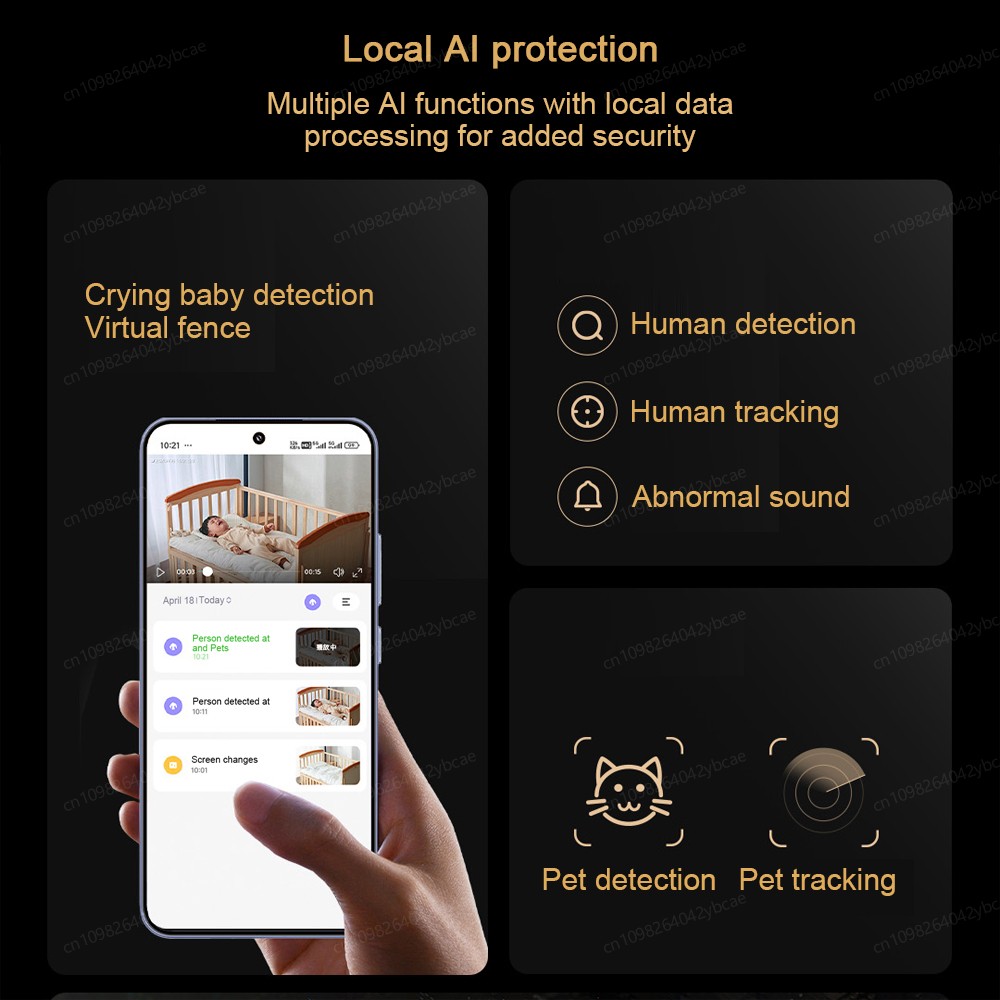 XIAOMI Smart Camera 4,Dual-ban - đánh giá và giá Home Security Camera Xiaomi Mi 360