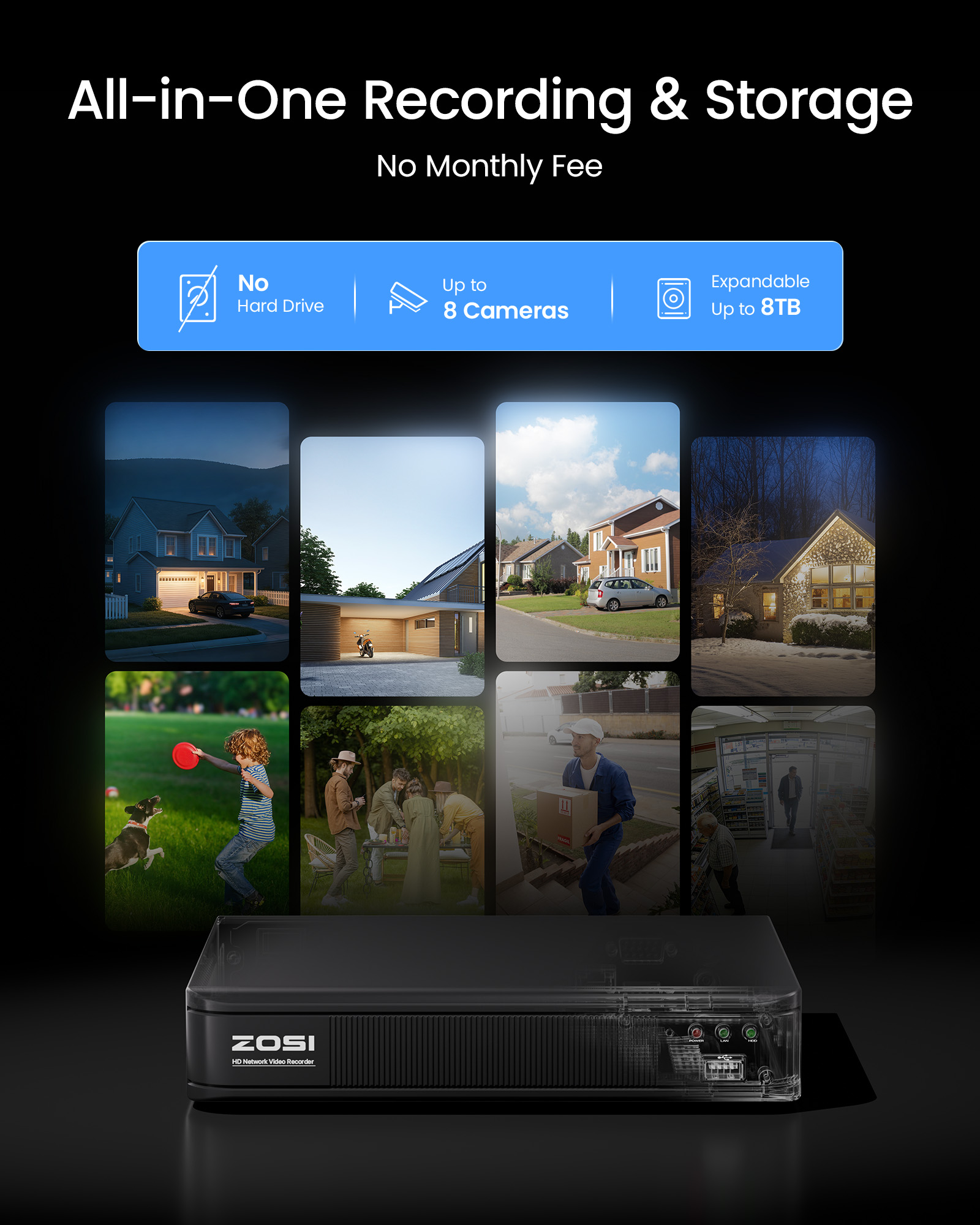 ZOSI 3K Lite Wired CCTV Securi - đánh giá và giá Home Security Camera System