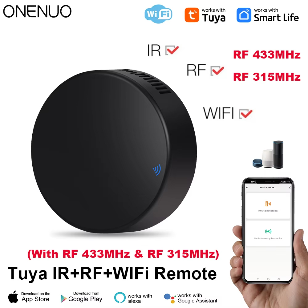 Tuya WiFi RF IR Remote Control - đánh giá và giá Home Security App