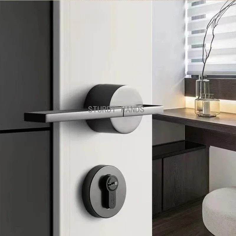 Zinc alloy indoor key lock mod - đánh giá và giá Home Security Door