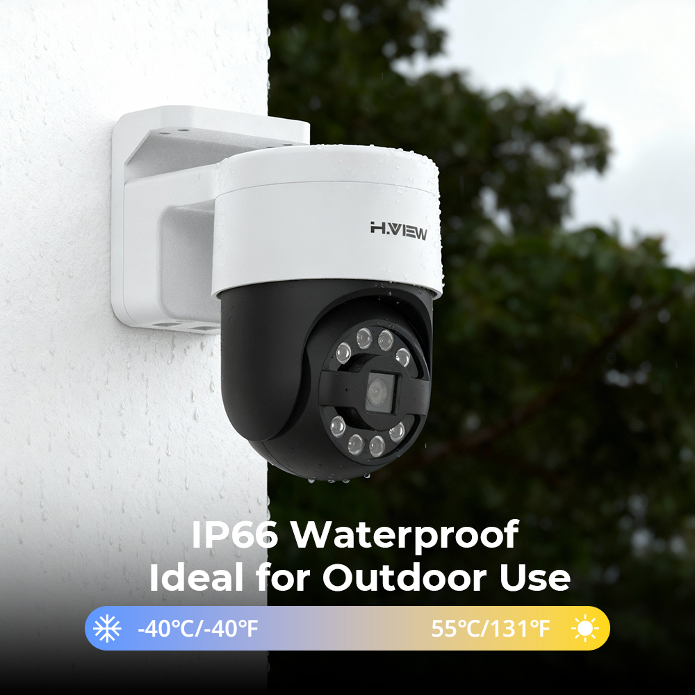 H.view 8Ch 5MP Cctv An Ninh PT - đánh giá và giá Home Security Camera System