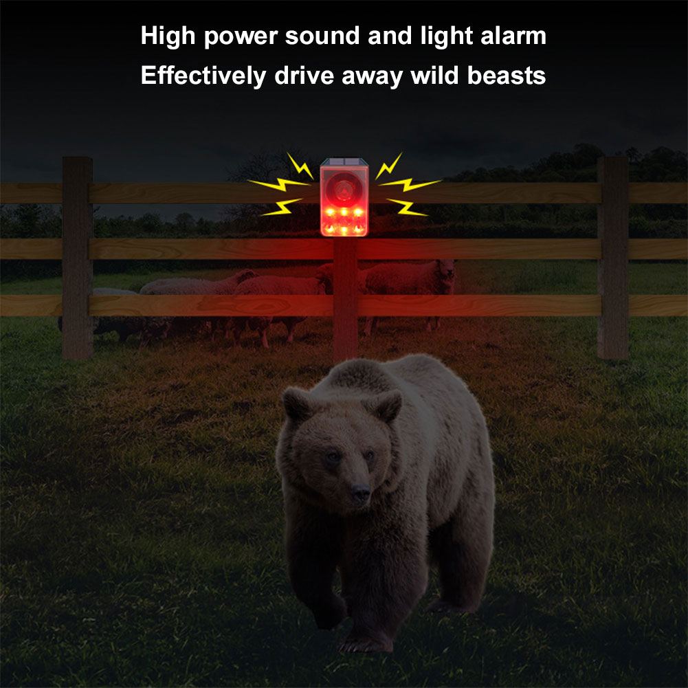 Solar Outdoor Motion Sensor Al - đánh giá và giá Barking Dog Alarm