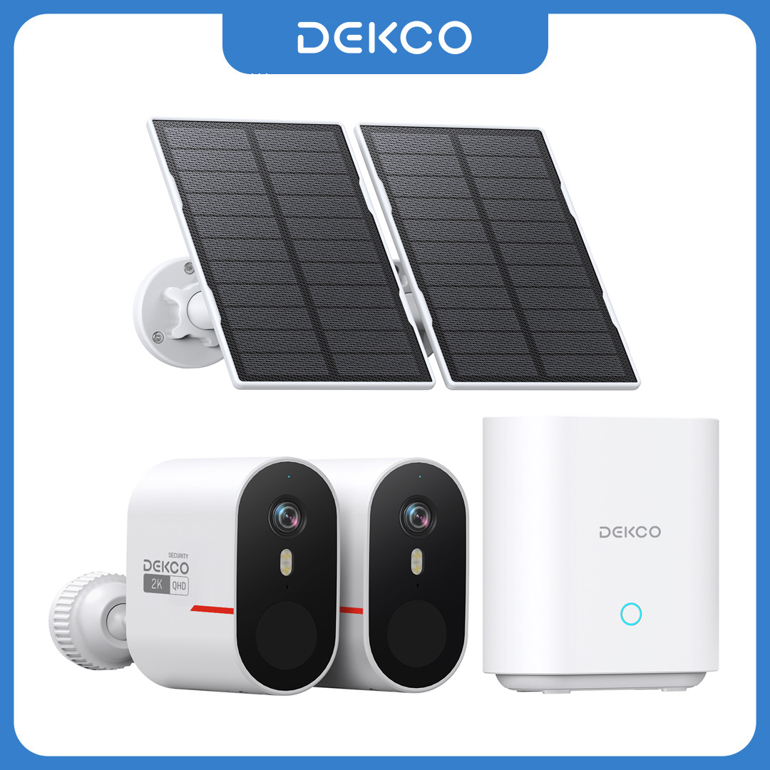 Dekco 3MP WiFi Solar Camera Sy - đánh giá và giá Home Security Camera System