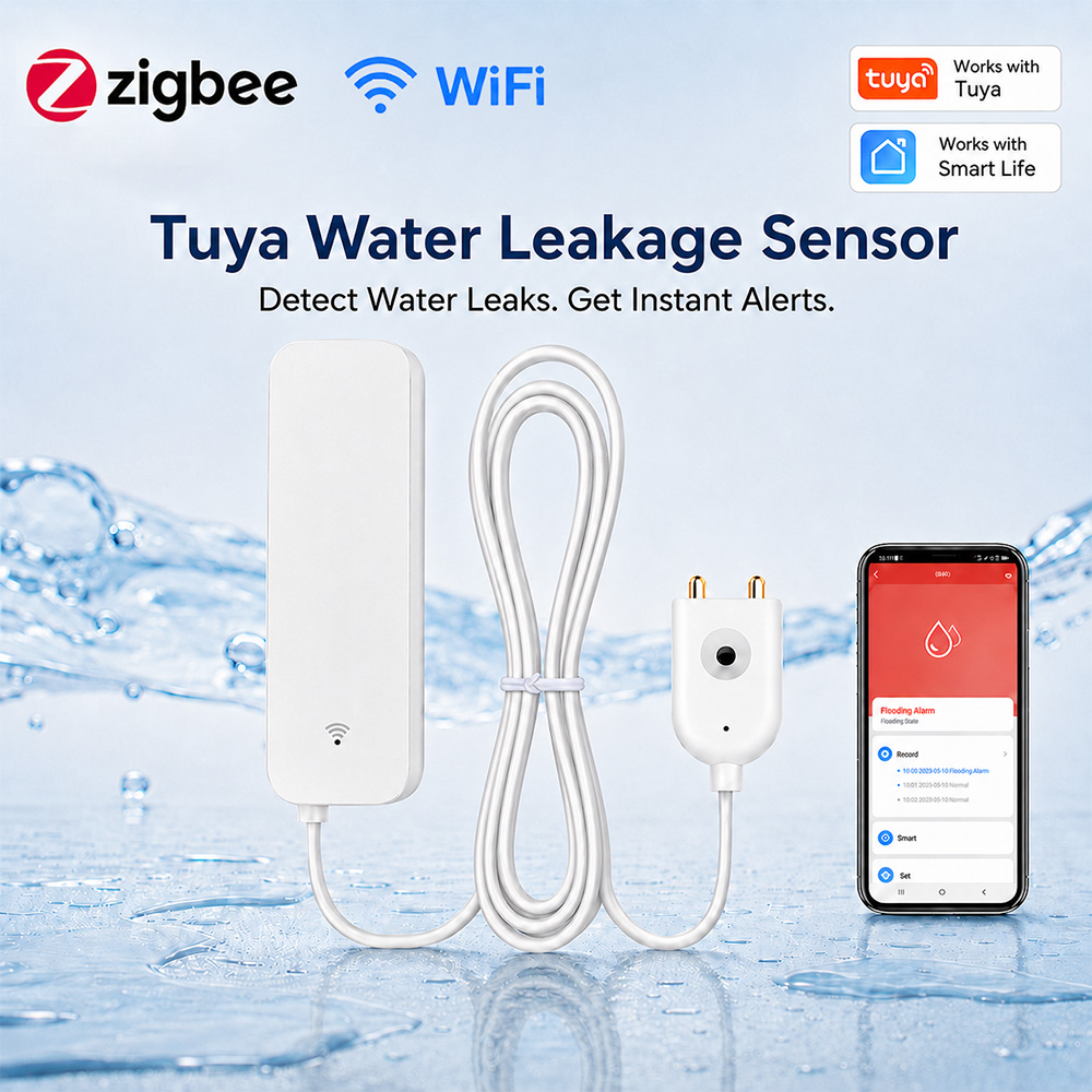 ZigBee WiFi Water Leak Sensor  - đánh giá và giá Home Security Gadgets