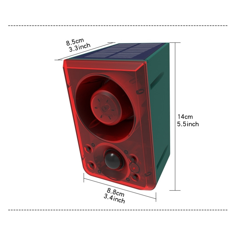 Outdoor Solar Motion Sensor Al - đánh giá và giá Barking Dog Alarm