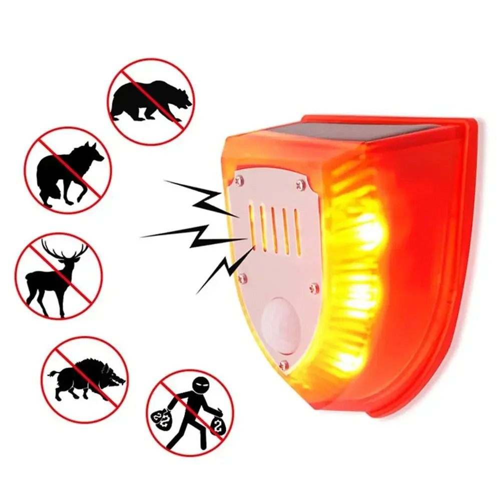 Outdoor Solar Powered 3 Modes  - đánh giá và giá Barking Dog Alarm