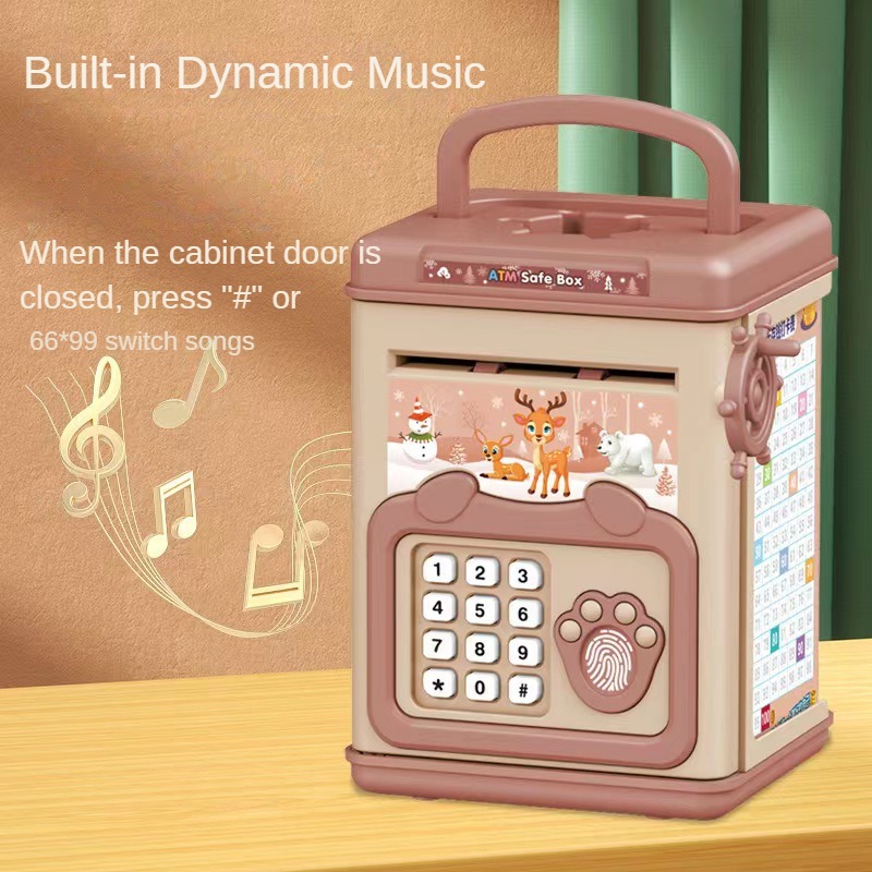 Money Box with Fingerprint Pig - đánh giá và giá Home Security Safe