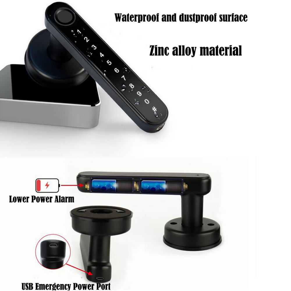 TTLock Smart Bluetooth Fingerp - đánh giá và giá Home Security Door