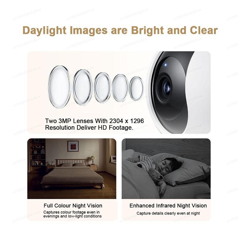 XIAOMI Smart Camera C300 Dual  - đánh giá và giá Home Security Camera Xiaomi Mi 360