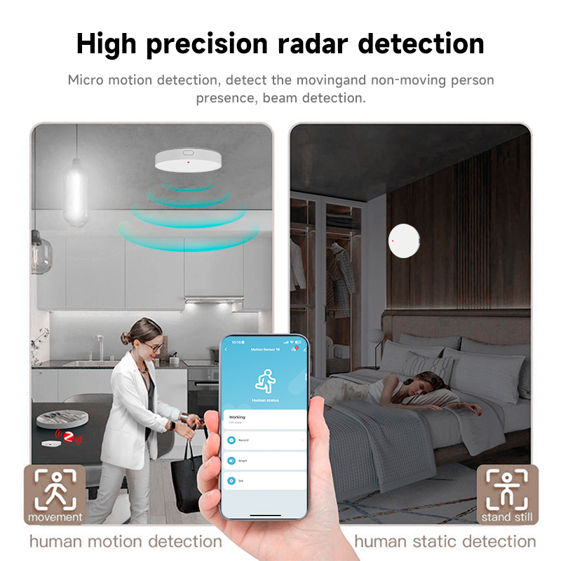 Tuya Zigbee 3.0 24GHz MmWave H - đánh giá và giá Home Security Gadgets