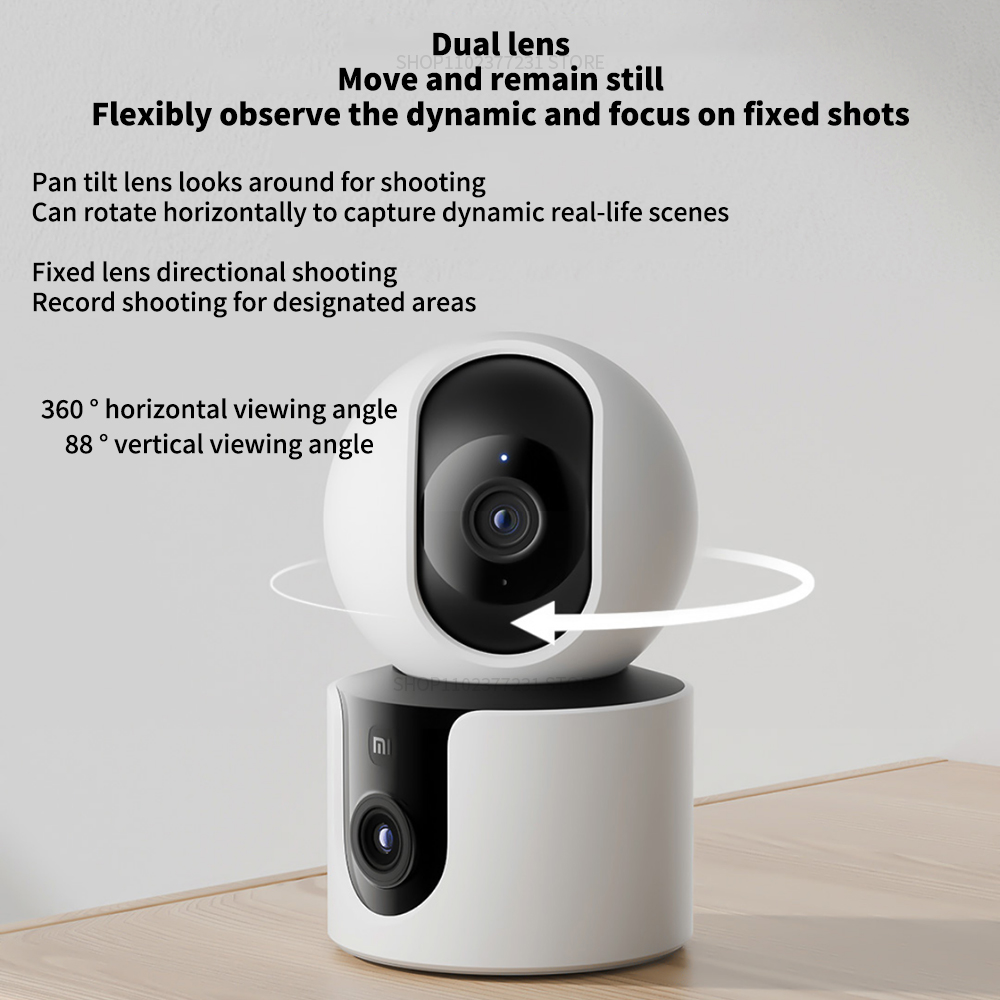 Xiaomi Smart Camera C300 Dual  - đánh giá và giá Home Security Camera Xiaomi Mi 360
