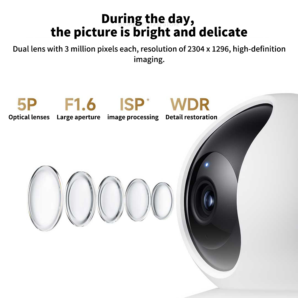 Xiaomi Smart Camera C300 Dual  - đánh giá và giá Home Security Camera Xiaomi Mi 360