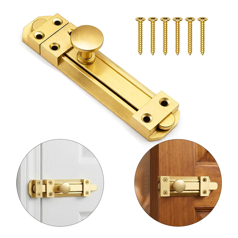5 Inch Solid Brass Sliding Doo - đánh giá và giá Home Security Door