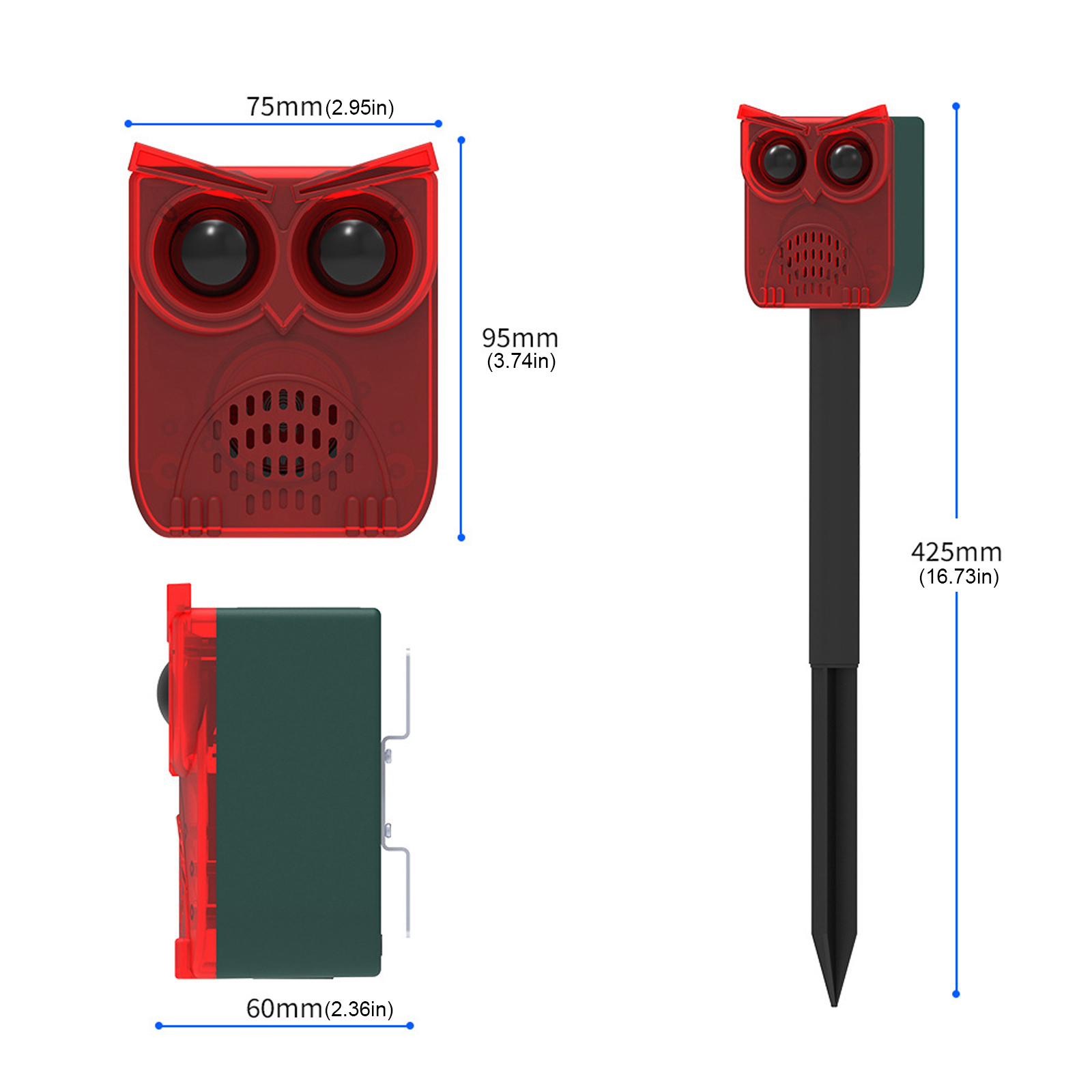 Solar Outdoor Motion Sensor Al - đánh giá và giá Barking Dog Alarm