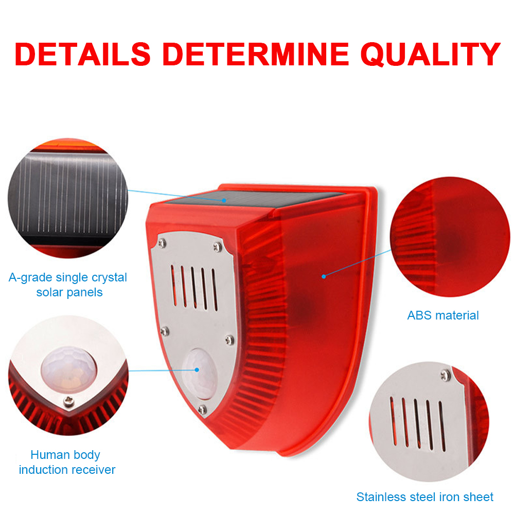 Outdoor Solar Alarm Waterproof - đánh giá và giá Barking Dog Alarm