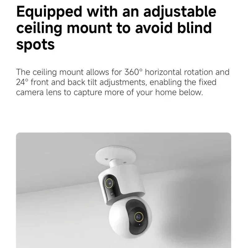 New Xiaomi Smart Camera C500 D - đánh giá và giá Home Security Camera Xiaomi Mi 360