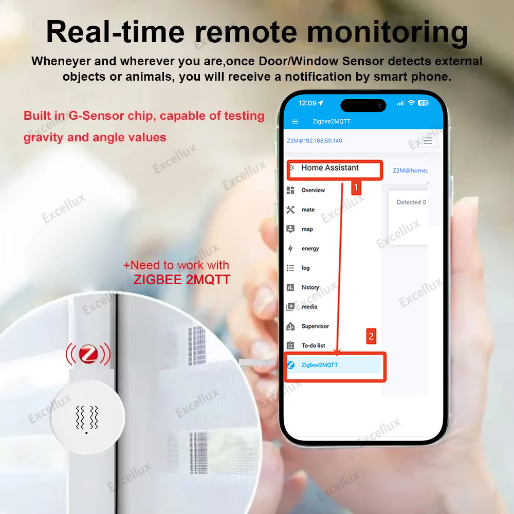 Zigbee 3.0 Smart Vibration Sen - đánh giá và giá Home Security App