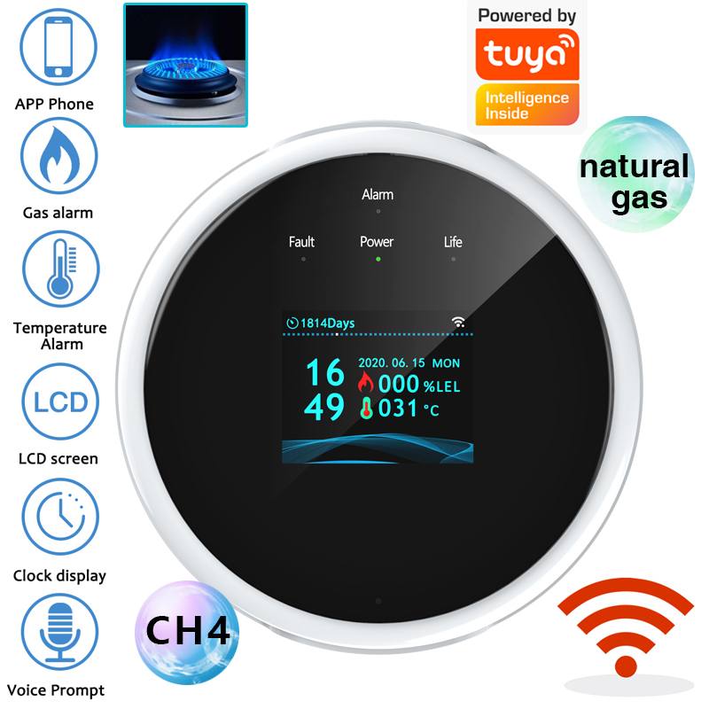 2.4G WiFi Gas Alarm Sensor Com - đánh giá và giá Home Security Gadgets