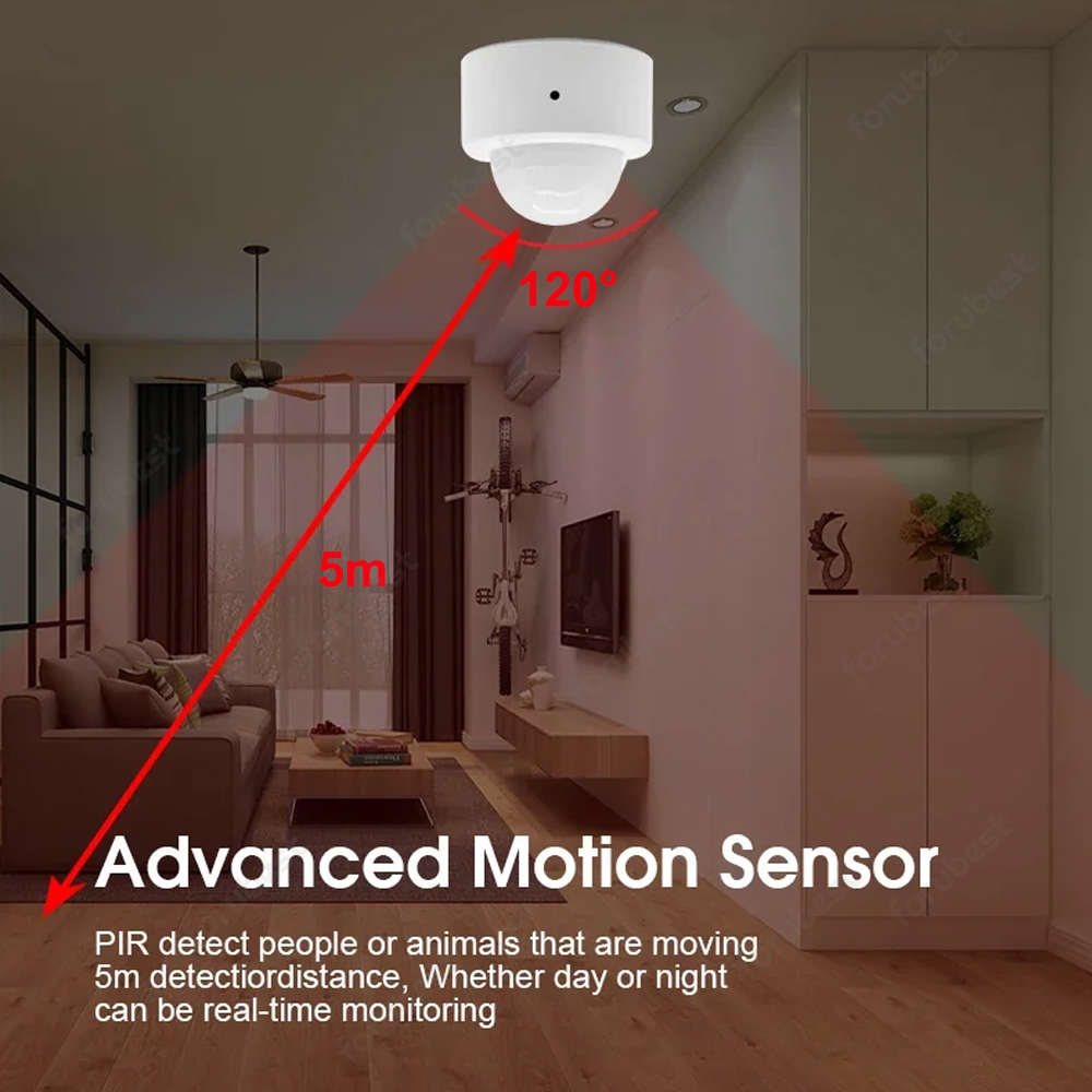 Zigbee 3.0 Human Motion Sensor - đánh giá và giá Home Security App