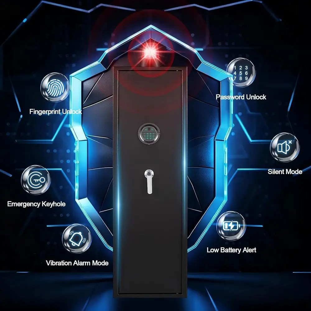 Biometric Fingerprint Safe - 8 - đánh giá và giá Home Security Safe