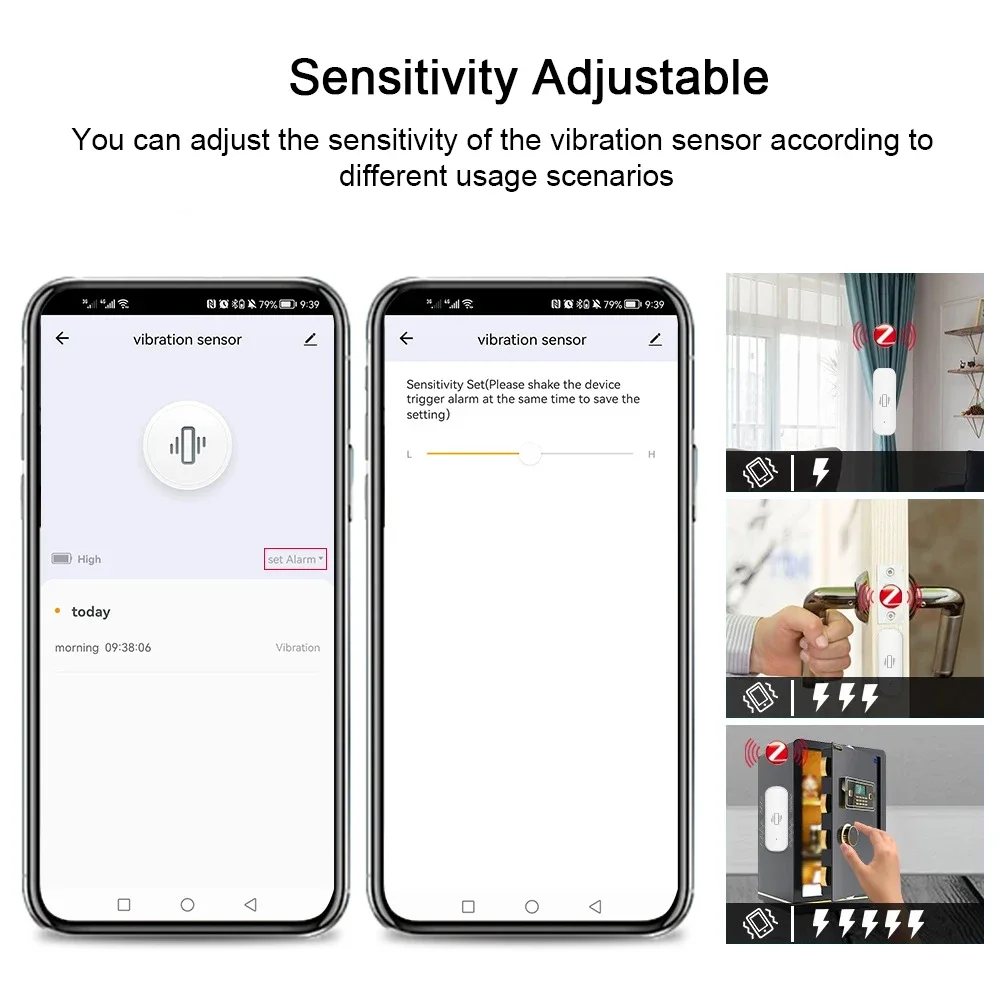 Tuya WiFi/Zigbee Smart Vibrati - đánh giá và giá Home Security App