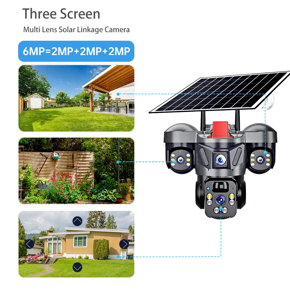 KERUI Outdoor PTZ 6MP 4G SIM W - đánh giá và giá Home Security Outdoor Camera System