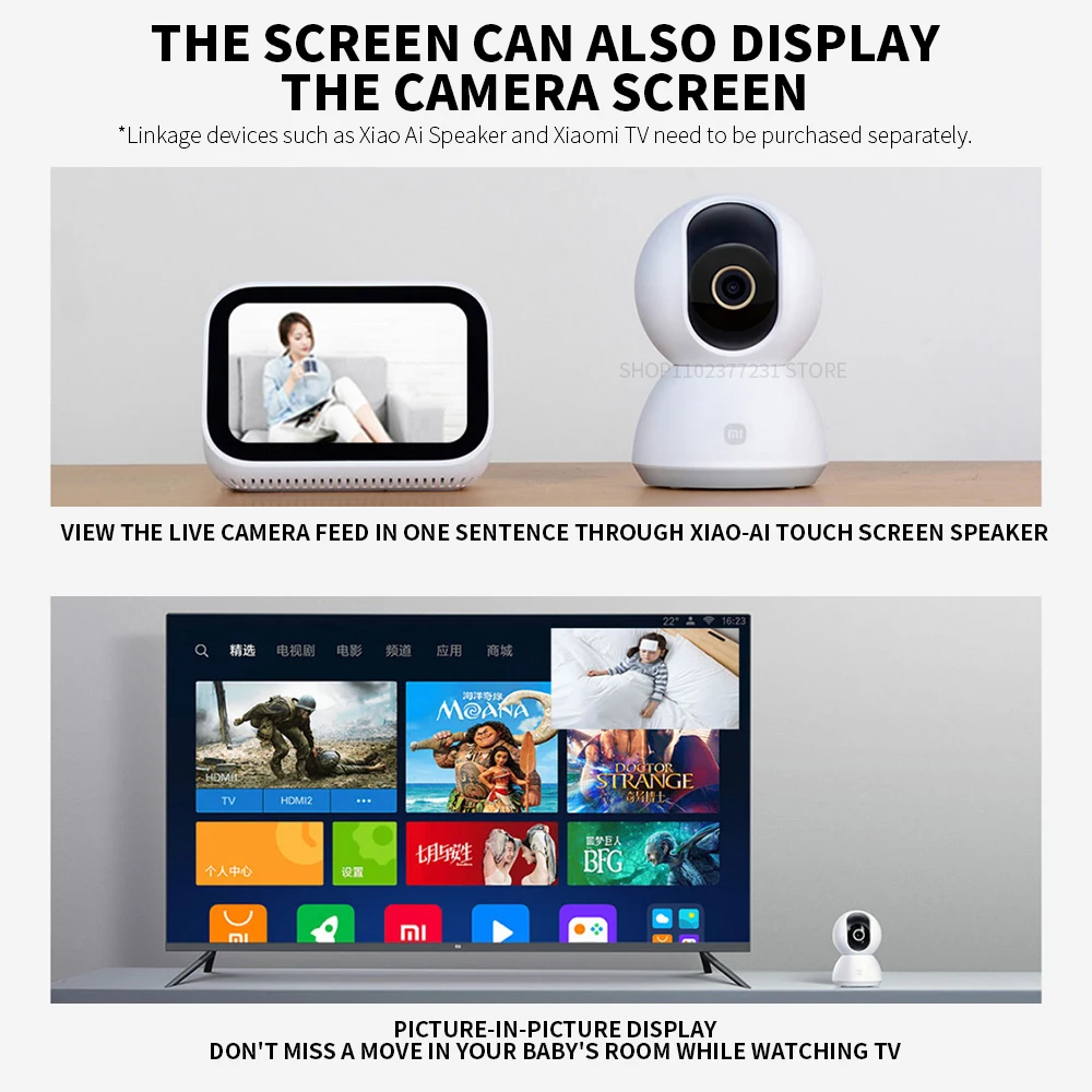 Xiaomi Camera 2K PTZ Mi Smart  - đánh giá và giá Home Security Camera Xiaomi Mi 360