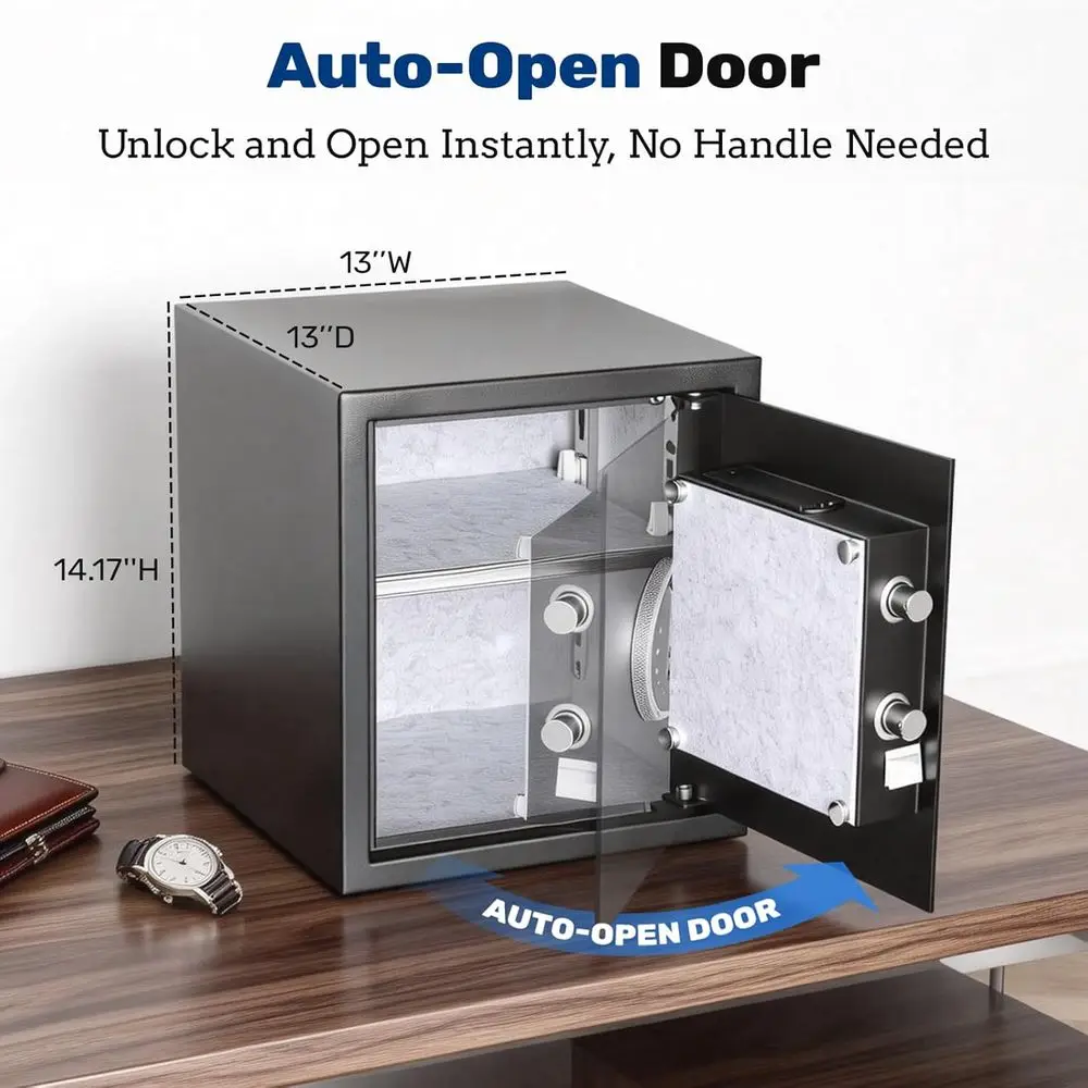 1.5 Auto-Open Biometric Safe w - đánh giá và giá Home Security Safe